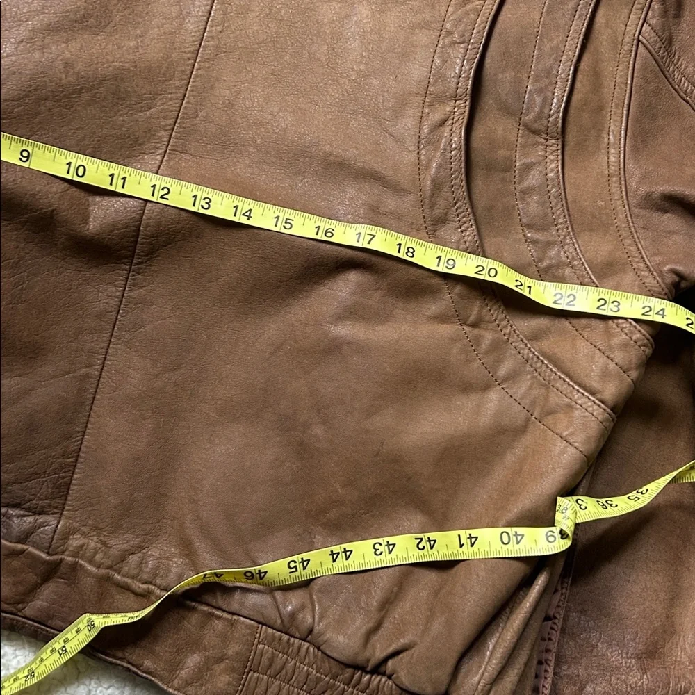 Vintage Leather Bomber Jacket Leather Warehouse XL Oversized